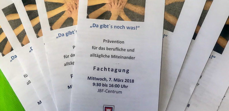 „Unterstützung, die ankommt!“: Fachtagung zum Thema Prävention im JBF-Centrum