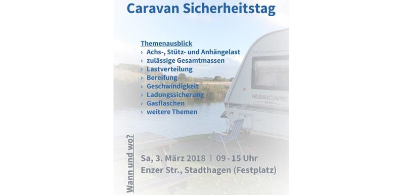 2. Schaumburger Caravan Sicherheitstag auf dem Festplatz Stadthagen