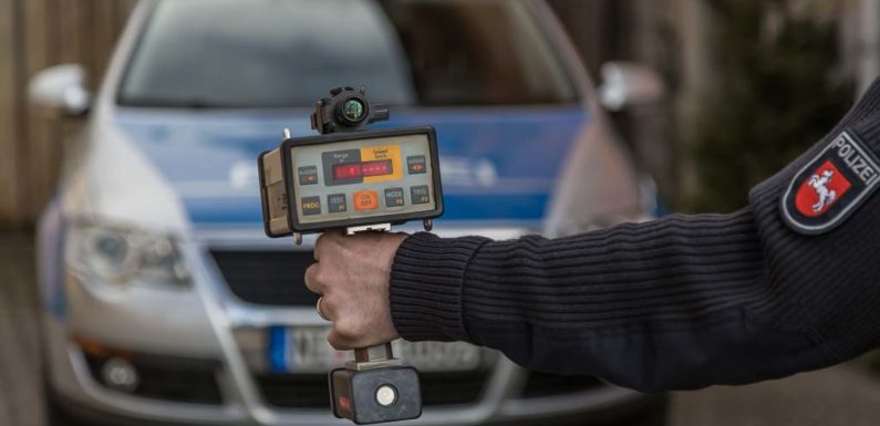 Sachsenhagen: Polizei misst Geschwindigkeiten