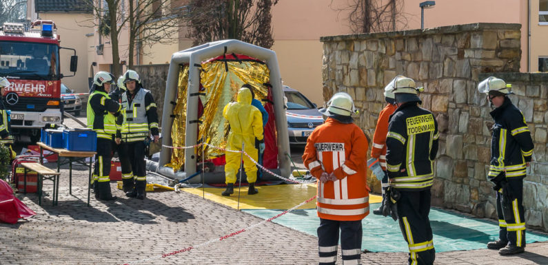 Angst vor Anschlag: Grünliches Pulver im Amtsgericht Rinteln löst Großeinsatz aus