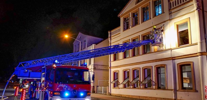 Bückeburg: Feuerwehreinsatz in der Georgstraße
