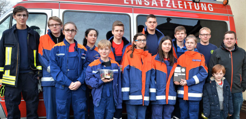 Kinder- und Jugendfeuerwehren der Samtgemeinde Sachsenhagen mit Abschluss der Winterwettbewerbe