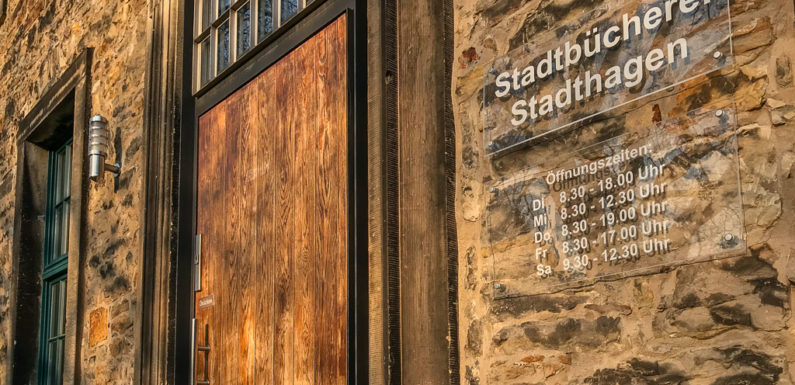 Jim Knopf in der Stadtbücherei Stadthagen