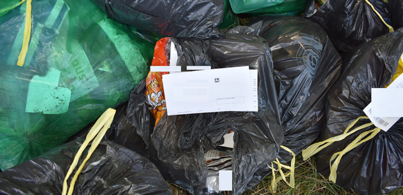 Illegale Müllentsorgung in der Feldmark