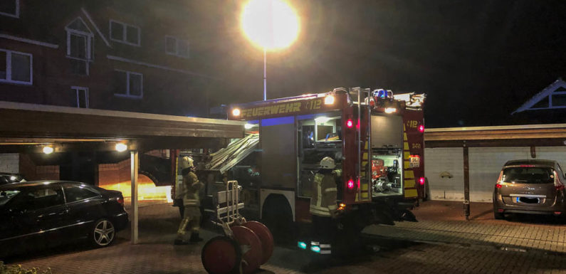 Briefkasten in Brand geraten