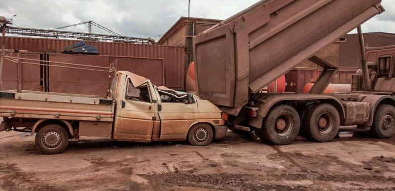 Unfall zwischen Transporter und LKW: Feuerwehr probt den Ernstfall im Bergwerk