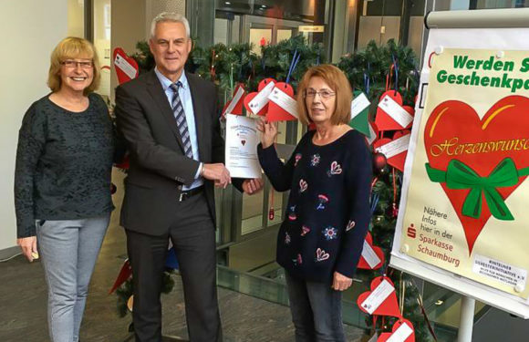 Herzenswünsche für Senioren: Aktion von Silvesterinitiative und Sparkasse startet