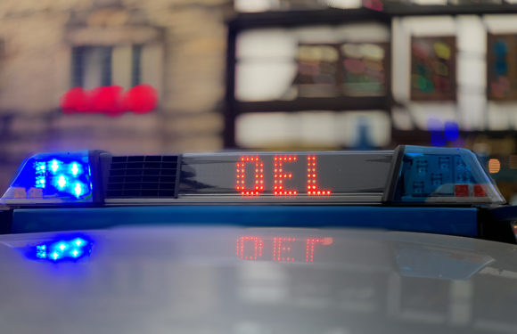 Gefahrenstelle durch Ölspur