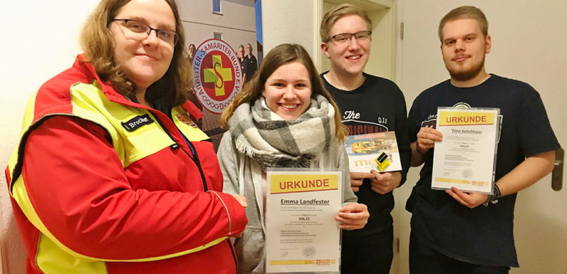 Fleiß und Preis: Samariter aus Bückeburg leisten 4.000 Stunden ehrenamtliche Arbeit