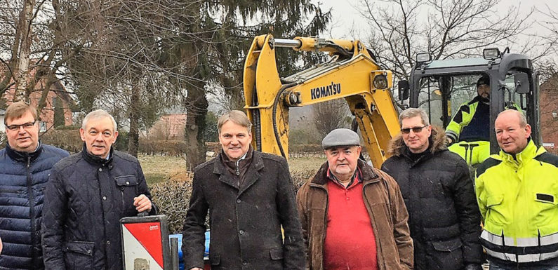 Trinkwasserleitung wird erneuert