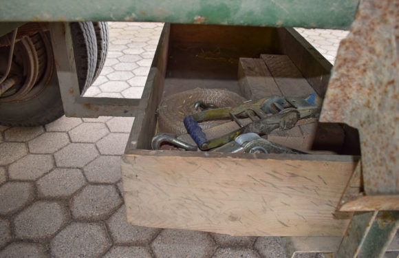 Schwerlastkontrolle an der B65