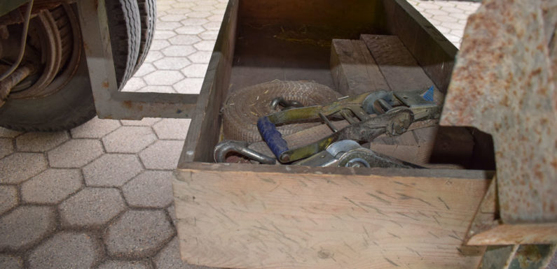 Schwerlastkontrolle an der B65