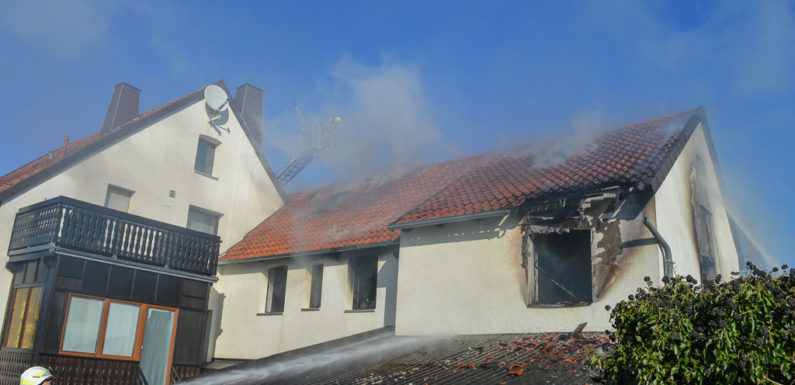 Röcke: Feuer in Wohnhaus