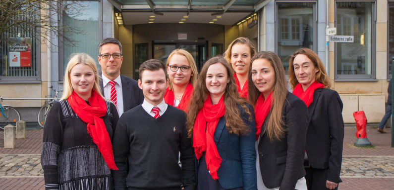 Ausbildungs-Abschluss bei der Sparkasse Schaumburg