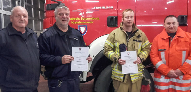 Führungswechsel im 4. Zug der Kreisfeuerwehrbereitschaft Süd
