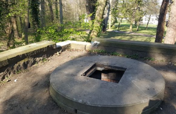 Beschädigungen am Fledermausquartier