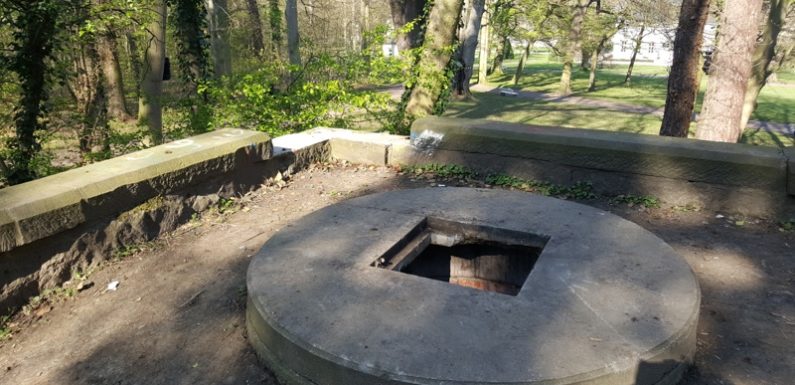 Beschädigungen am Fledermausquartier