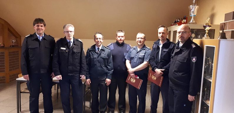 Beförderungen im 3. Zug der KFB Nord