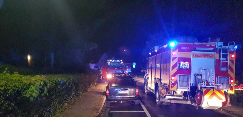 „Bauerngut“ und Schillerstraße: Doppelter Einsatz für die Feuerwehr Bückeburg