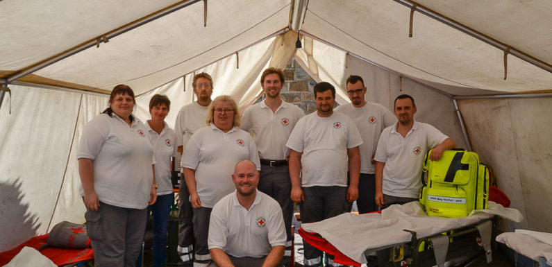 Erbprinz besucht DRK Bückeburg: 675 ehrenamtliche Stunden auf Landpartie geleistet