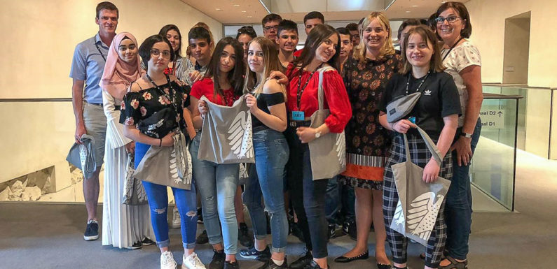 Schule am Schlosspark zu Besuch im Bundestag