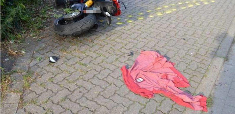 Bei Motorradunfall schwer verletzt