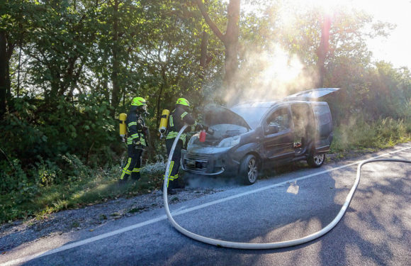 Feuer im Motorraum