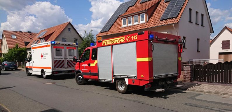 Medizinischer Notfall hinter Tür