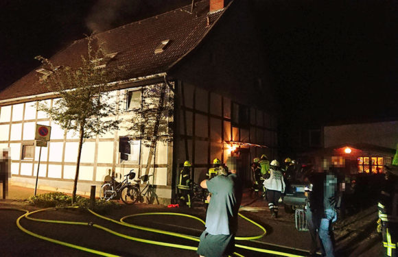 Feuerwehr rettet Hund aus verqualmter Wohnung