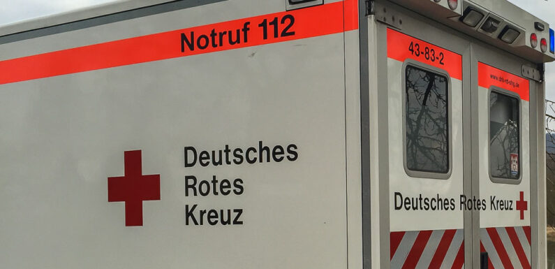 Radfahrer im Kreisel angefahren