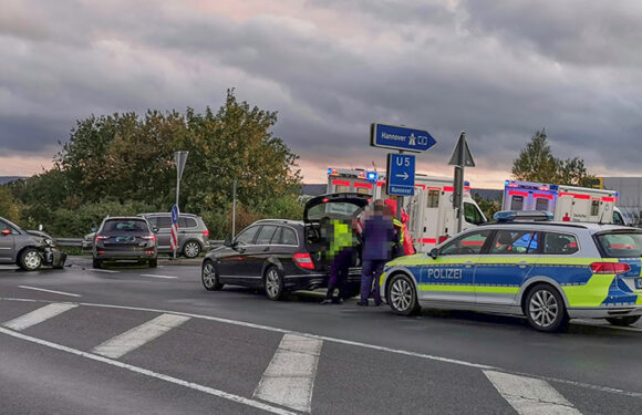 Frontalunfall mit Verletzten