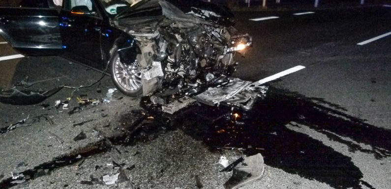 Schwerer Verkehrsunfall auf B 482: 24-Jähriger stand unter Alkoholeinfluss
