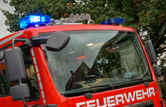 Brand eines Wohn- und Geschäftshauses in Haste