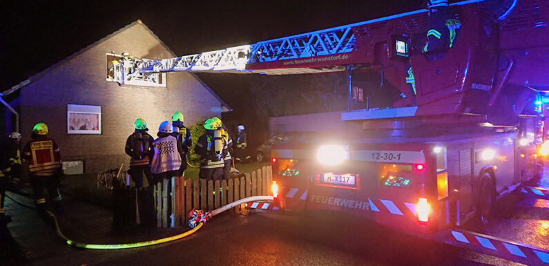 Feuerwehr rettet Bewohner und Katzen