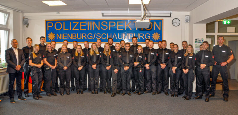 Verstärkung für die Polizeiinspektion Nienburg/Schaumburg
