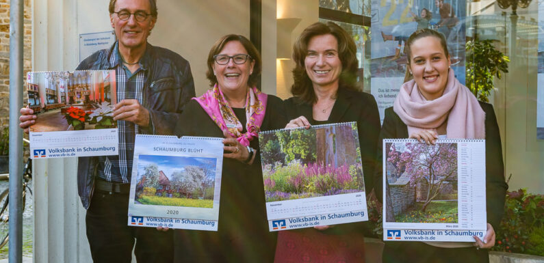 „Schaumburg blüht“: Neuer Volksbank-Bildkalender erscheint zum Weltspartag