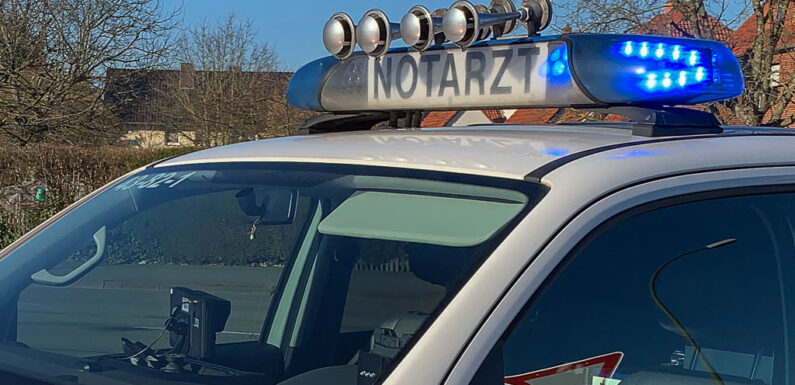 Tödlicher Verkehrsunfall auf B65 bei Müsingen