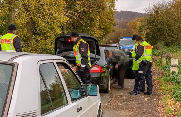 Polizei-Aktion zur Bekämpfung der Einbruchskriminalität: 242 Fahrzeuge und 277 Personen kontrolliert und überprüft