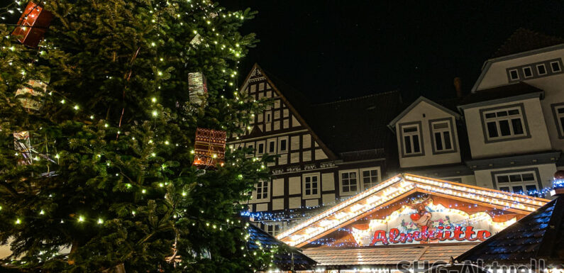 Stadthagen: Weihnachtsmarkt startet am 24. November auf dem Marktplatz