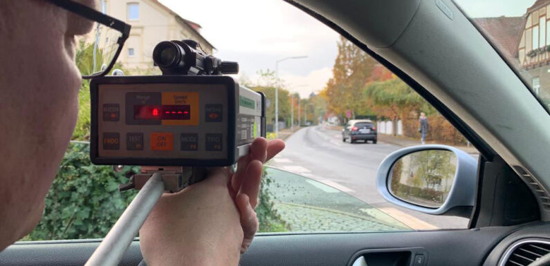 Geschwindigkeitsmessungen an Kindergarten und Grundschule