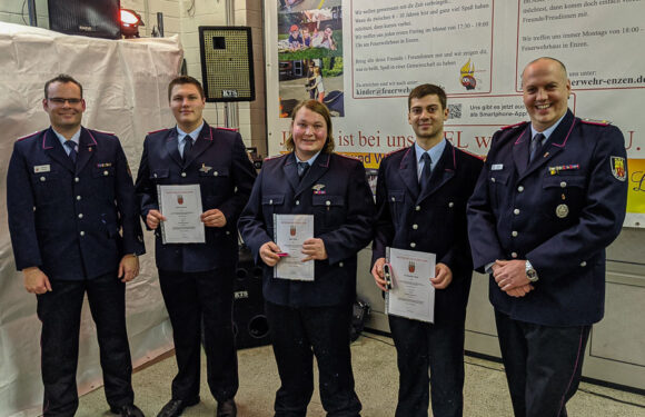 Eine junge und schnelle Truppe: Feuerwehr Enzen auch in 2019 stark gefordert