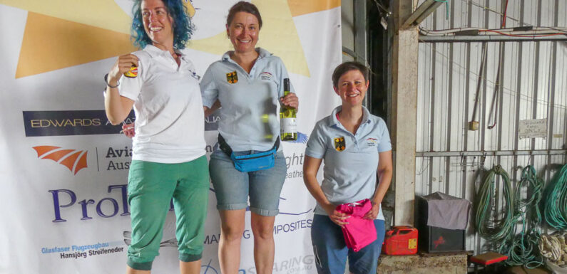 Segelflugweltmeisterschaft der Frauen in Australien: Christine Grote ist Vize-Weltmeisterin
