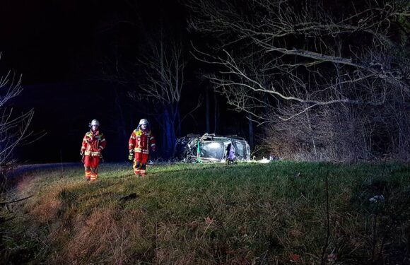 Schwerer Verkehrsunfall auf der B65