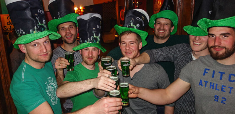St. Patrick´s Week im Minchen: Eine Woche lang grünes Bier vom Fass