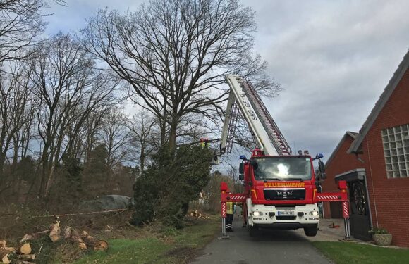 Sturmeinsatz für Feuerwehr in Wiedenbrügge