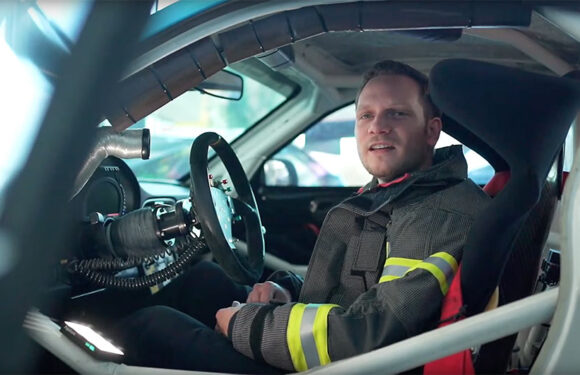 (Video) Feuerwehr zu Gast im Rennstall: Besonderheiten von Carbon bei Unfall oder Fahrzeugbrand