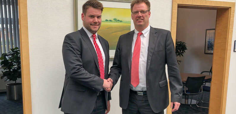 Sparkasse in Lindhorst unter neuer Leitung: Auf Gerd Krome folgt Daniel Hoppe