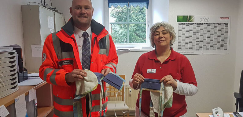 DRK Bückeburg unterstützt mit über 300 Masken in der Corona Krise