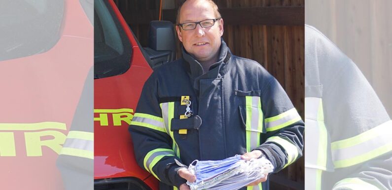 Samtgemeindefeuerwehr Sachsenhagen freut sich über gespendete Alltagsmasken