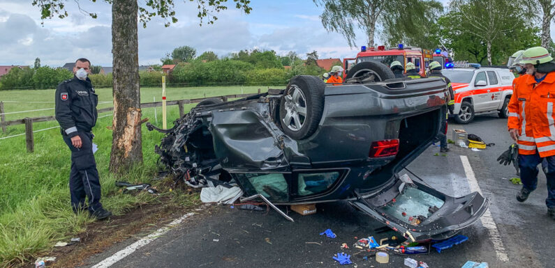 Feuerwehreinsatz nach schwerem Unfall zwischen Gelldorf und Südhorsten